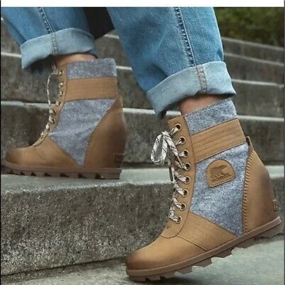 Sorel | Shoes | Sorel Lexie Wedge Boots Size 85 Us 395 Eu 65 